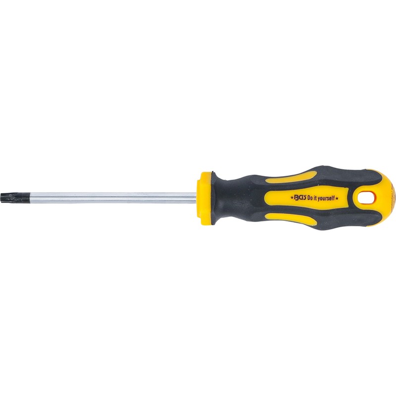 Kraftmann 7844-T30 Torx T30 Screwdriver, Silver/Yellow/Black