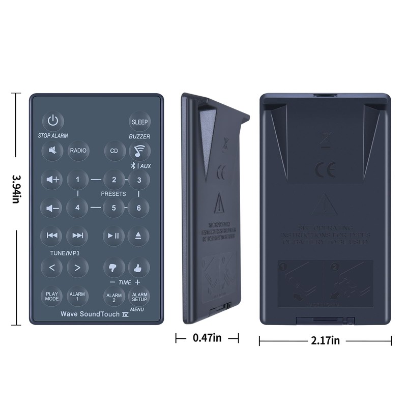 TCNOUMT Replacement Remote Control for Bose Wave Soundtouch Music System,