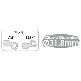 Giza MS – A-146 aheddosutemu 31.8 mm 73/107 ° Silver/60 mm (hbn12409)