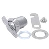 TOPINCN Cabinet Lock Thumb Operated Offset Cam Lock Keyless Cam
