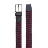 Redbridge Braided Belt Elastic Flexible Adjustable Unisex Stretch Belt, Bordeaux