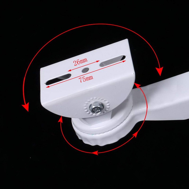 Ulyris Pole Cylindrical Square Outdoor Mounting Base Arm Camera Bracket