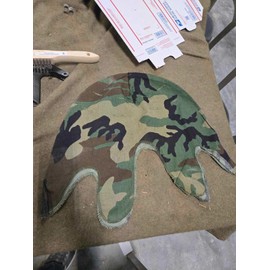 US ARMY USGI Woodland Camouflage Helmet Cover DLA 1982 Steel Pot M1