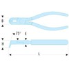 Facom 396-75 Degree Angled Cutter Pliers for Plastic