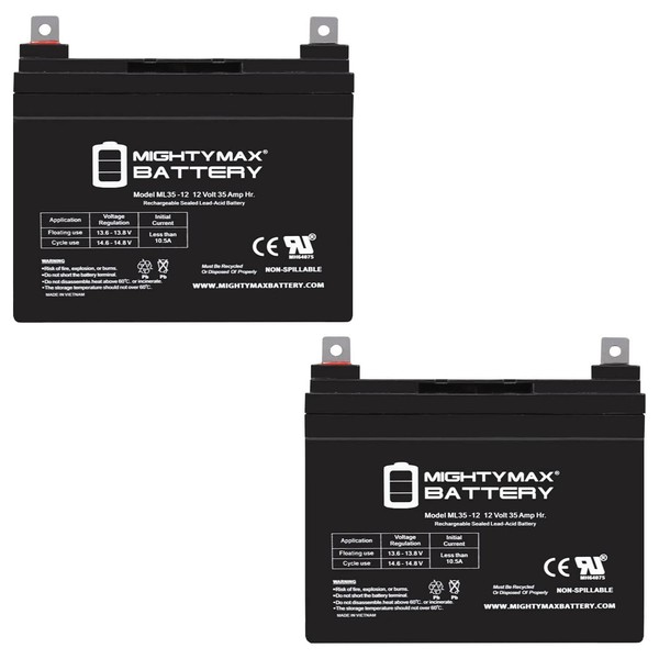 Mighty Max Battery ML35-12 - 12V 35AH Battery for EVEREST