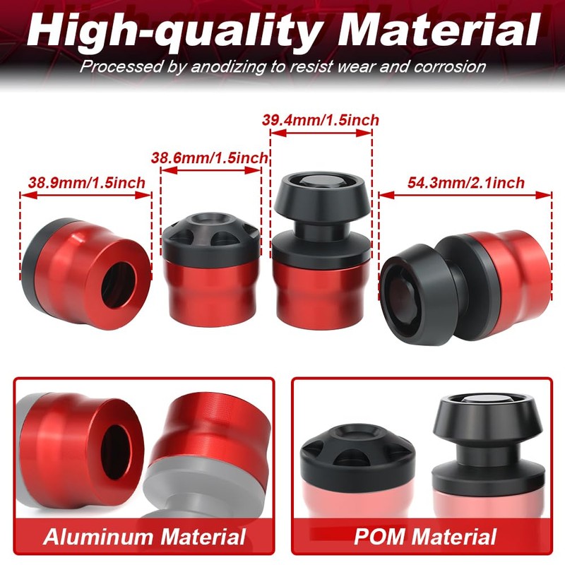 Xitomer Front Rear Axle Sliders Fit for 15-24 CB 125F/