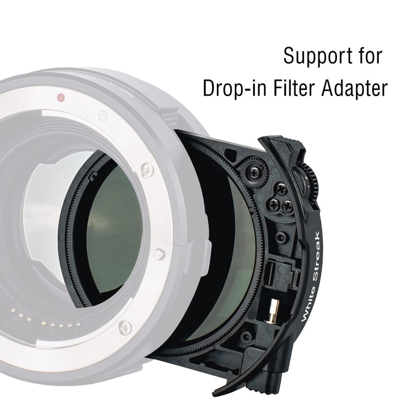 Meike White Streak Drop-In Filter for Canon and Meike Drop-In