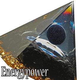 EnergyPower Orgonite Pyramid Large Natural Stone Stone Crystal Love Luck Wedding Luck Luck Luck Work Luck Encouragement Aura Feng Shui Astrology Higher Self Chakra Waves Purification Spirit Unity
