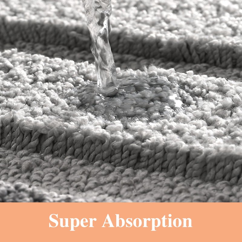 wyewye Microfibre Bath Mat, Door Mat, Bath Rug, Super Absorbent