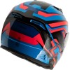 GMAX FF-18 DRIFT HELMET BLACK/BLUE/RED XL F11811217