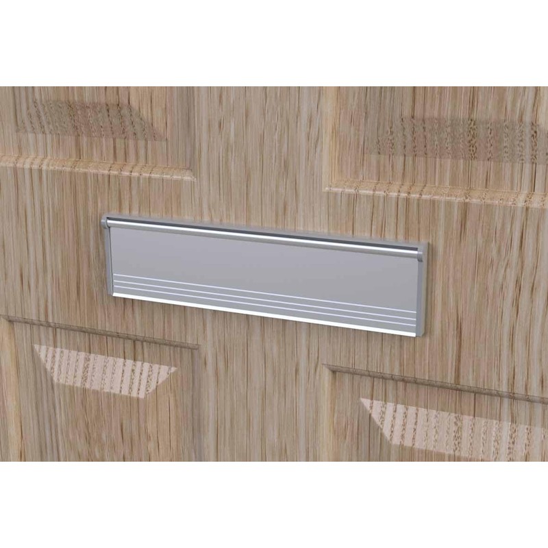 Stormguard Premium Metal Letter Box Cover Draught Excluder With Brush