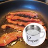 Bacon Grease Saver with Strainer - 15oz Enamel Grease Container,