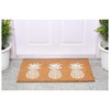 Calloway Mills 116301729 White Pineapple Trio Doormat, 17" x 29"