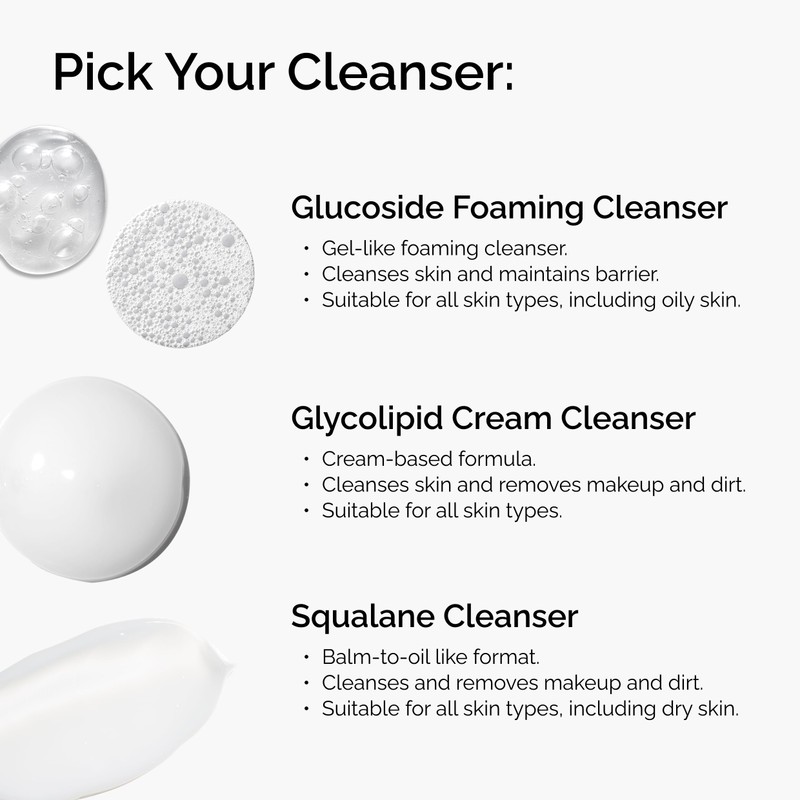 The Ordinary Squalane Cleanser, Facial Cleansing Balm and Hydrating Makeup