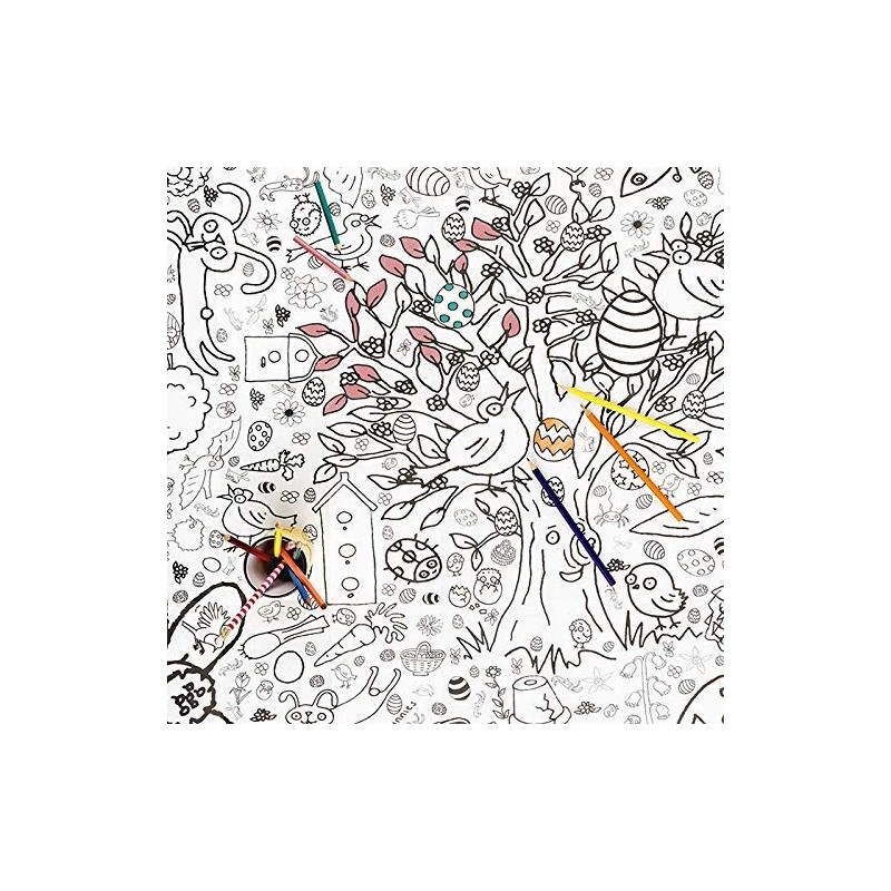 EggNogg Colour in Activities Range inc Tablecloths, Thank You Cards