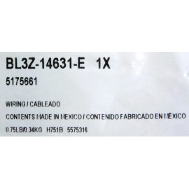 Ford NEW OEM 11-14 Ford F150 Super / EXTENDED Cab REAR Door Wiring Harness Jumper LH