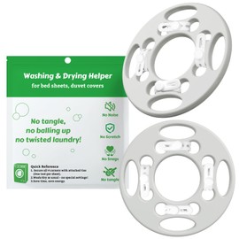 2 Pcs Bed Sheets Detangler，Reduces Blankets Laundry Tangle No Wads Wrinkles Holders for Corners Washer and Dryer Tangles Free Save Drying Time Reusable Wash Helper Bedsheets Gadgets Accessories