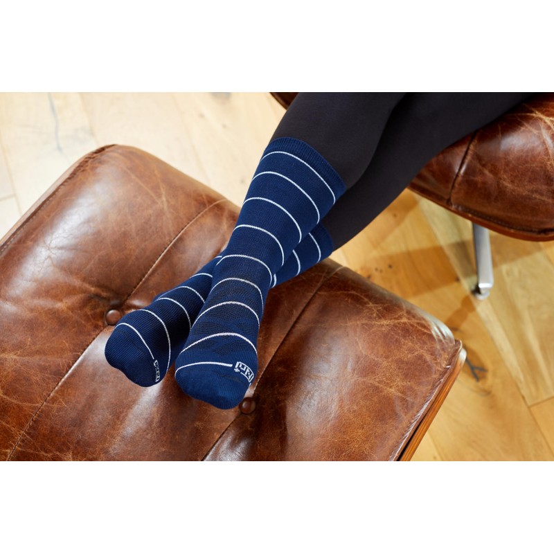 No Nonsense Women's ExpanTech Recycled Polyester Crew Sock, White -