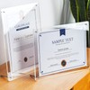 Halyuhn 8.5 x 11 Acrylic Picture Frame 2Pack, Acrylic Photo