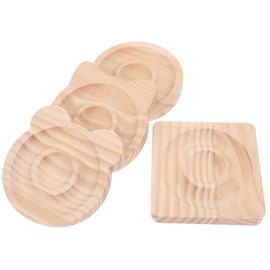 DOITOOL 4pcs Wooden Jewelry Display Tray Bead Board for Bracelet Making Multipurpose Beading Tray for DIY Jewelry Organization for Bracelets and Necklaces Display