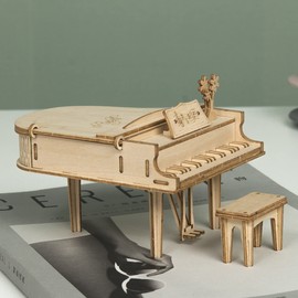 Tsukurun Desu® Robotime TG402 Grand Piano 3D Wooden Puzzle (Japanese Version)?