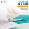 25,000 Standard Staples - 1/4 Inch Length, 210 per Strip,
