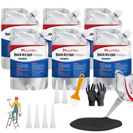 Concrete Crack Filler, Slab Concrete Crack Waterproof Repair Sealant, Weather-Resistant Caulking Glue, Quick-Drying Sealing Adhesive(6 pcs)