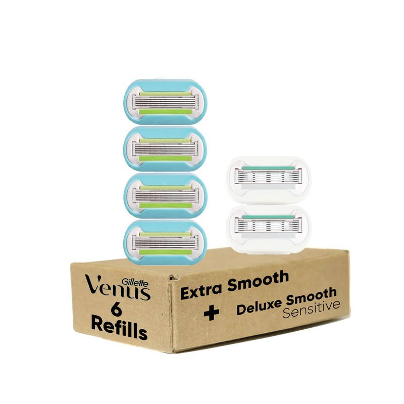 Gillette Venus Womens Razor Blade Refills, Venus Extra Smooth 4
