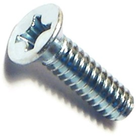 Hard-to-Find Fastener 014973287832 Phillips Flat Machine Screws, 6-32 x 1/2, Piece-100