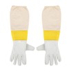 Pair of Beekeeping Protective Gloves with Long Mesh Sleeve Unisex