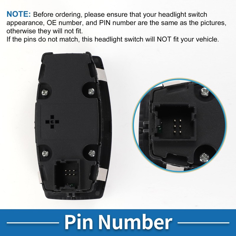 SWITCHRISE No.CM5Z11654B/HLS1573/1S13816 Headlight Switch for Ford Focus 2012-2018 Headlamp Dimmer