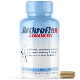 MAXLIFE NATURALS ArthroFlex Advanced Joint Support Supplement – 60 Capsules Made in USA, Type II Collagen Turmeric & Boswellia Joint Supplements for Men Women, Cartilage Flexibility & Mobility Support