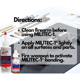 Militec-1 Metal Conditioner & Lubricant, 1oz - Advanced Synthetic Oil for Firearms, Knives, Locks, and Small Mechanical Parts, 1oz