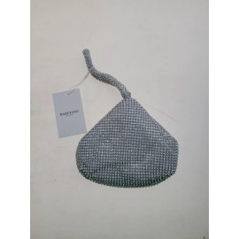 Unbranded Women's Rhinestone Clutch Evening Bags Sparkly Glitter Triangle Purse for Party