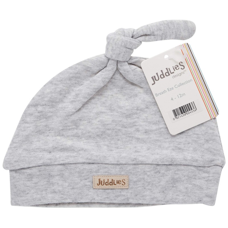 Juddlies - Baby Toddler Unisex Hat - Light Grey Fleck