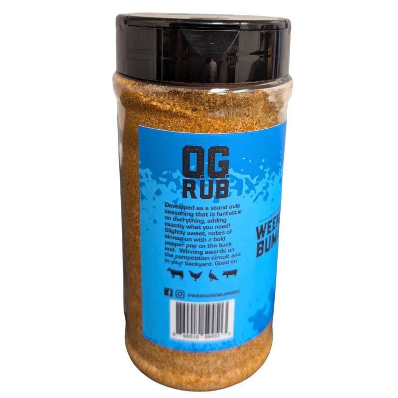 Weekend Bum BBQ - O.G. Rub - Large 12.5 oz