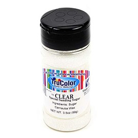 TruColor Natural Color Special Sanding Sugar (Medium Crystals) (Clear, 3.5 Ounce)