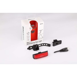 BikeSpark Auto-Sensing Rear Light G2-20 lm Super Bright LED Bike Tail Light - Auto On/Off & Deceleration Flash by Motion Sensing - USB Rechargeable - Water Resistant IPX5 - Made in Taiwan