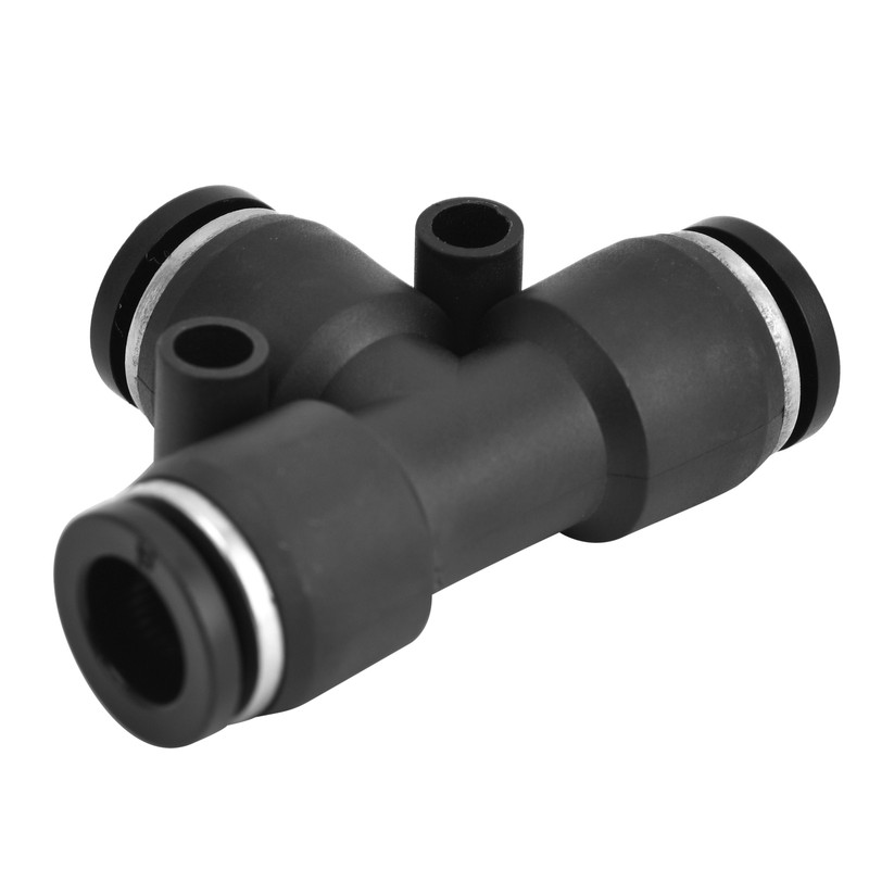 10pcs Pneumatic Tube Fitting Durable PVC Stable Sealing Corrosion Resistance