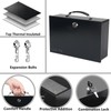 Yuanshikj Fireproof Lock Safe Box for Documents, Key Lock Steel