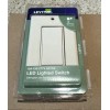 Leviton Lighted Switch - 15A-120VAC - Light Almond No. 5672