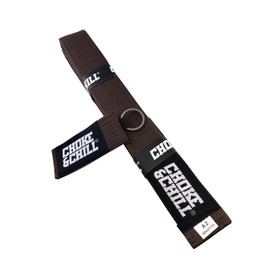 Choke&Chill BJJ Brazilian Jiu-Jitsu Belt (Brown, A1 (260 cm))