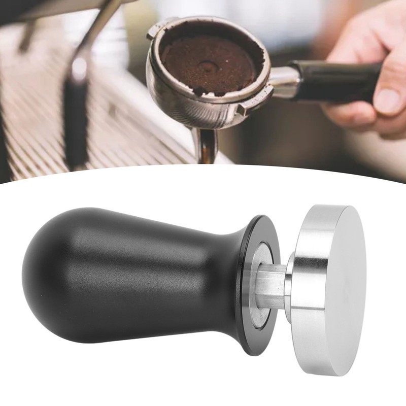 Coffee Tamper Stainless Steel 30lb Constant Pressure Built in Spring