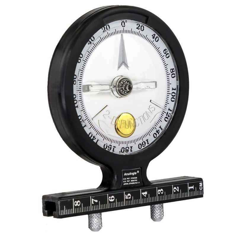 Baseline - W54668 AcuAngle Inclinometer with Adjustable-Feet for Precision Measurement,Testing