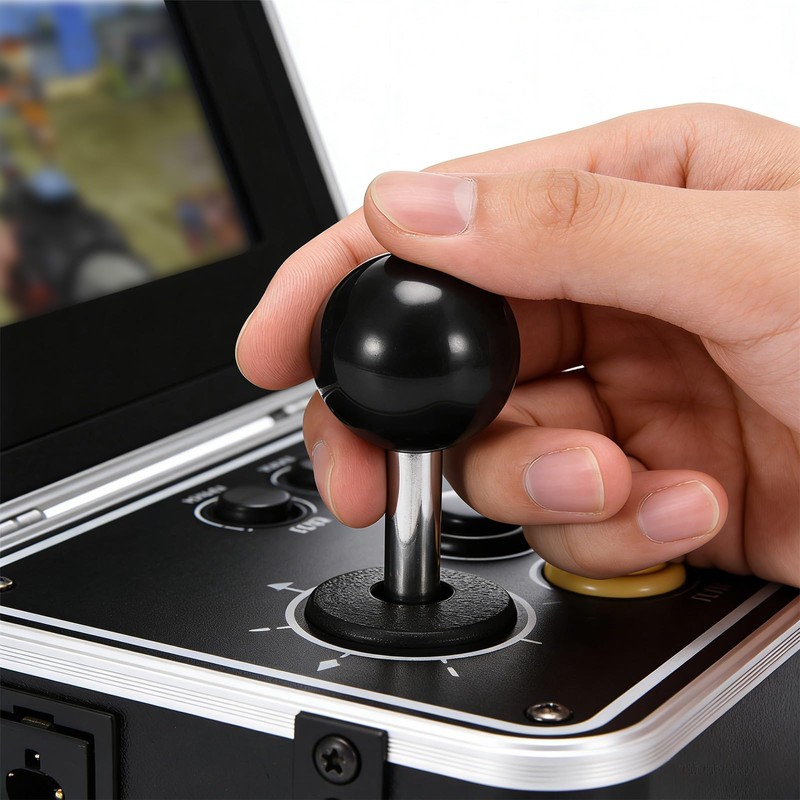 Gallipower 6Pcs Joystick Head,Arcade Joystick Ball Top Handle Rocker Round