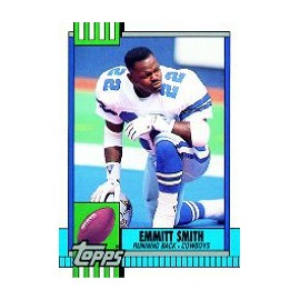 Emmitt Smith 1990 Topps Traded Rookie Card #27T