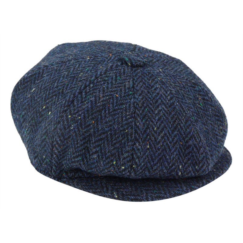 TruClothing 8 Panel Vintage Baker Boy Hat Newsboy Tweed Wool