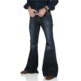 EVEDESIGN - Pantalones acampanados de los años 70 para hombre, pantalones acampanados, Blue2, XXXXX-Large