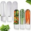 Ristpal 3Pack Herb Saver for Refrigerator for Cilantro, Parsley, Asparagus,