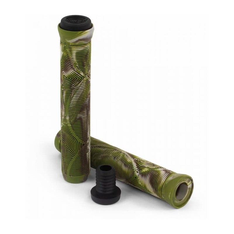 Slamm Scooters Team Swirl Bar Grips - Arctic (Multi-Colour) -